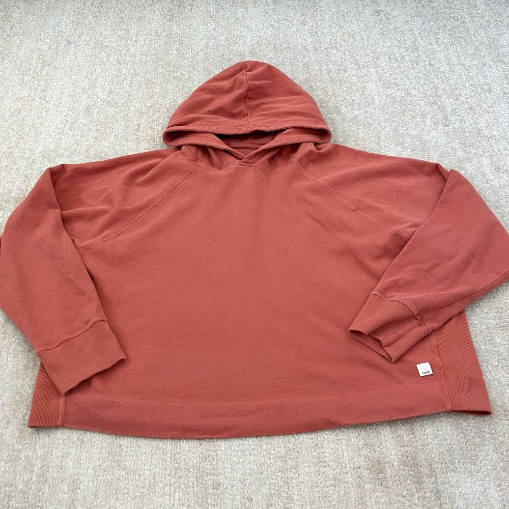 Vuori Rust Red Hoodie Sweatshirt